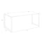 Hirsh Commercial Desks, 29.5 in D X 29.9 in H, 59 in W X Steel, Black / Weathered Charcoal 23987 - alternate 2